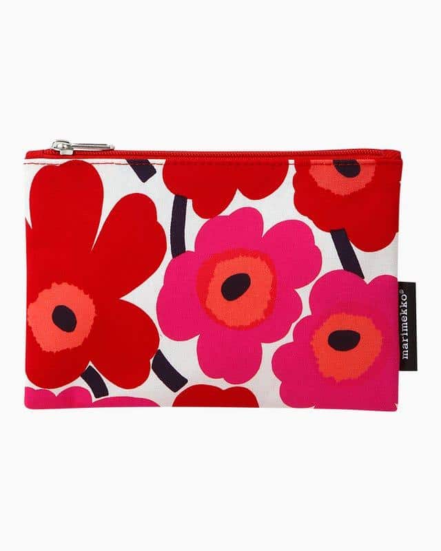 Marimekko Sminkeveske Unikko Rød/Rosa