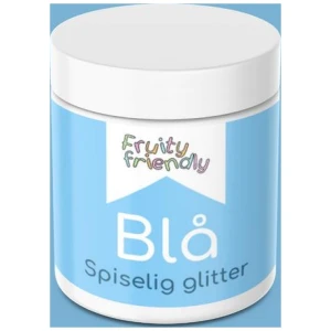 Spiselig Glitter Blå