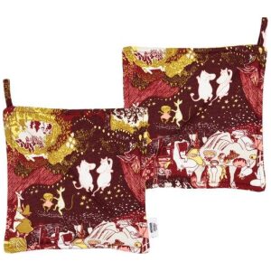 Mummi Gryteklut 22x22 Festlige Stunder Rød 2pk