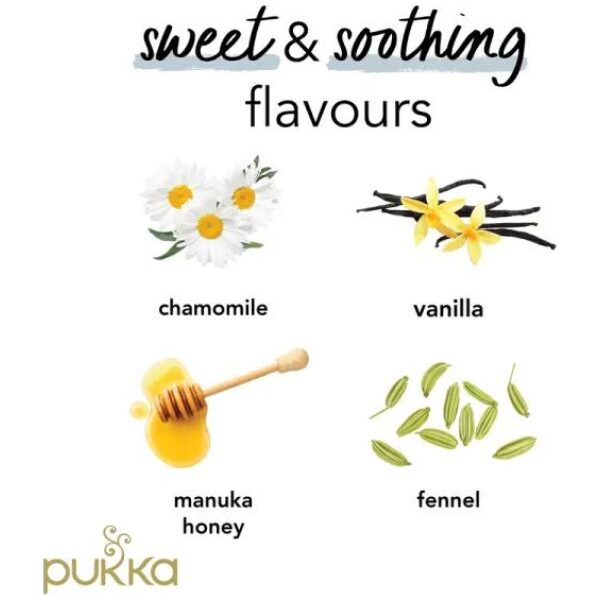 Pukka Chamomile, Vanilla & Manuka Honey organic - Bilde 4