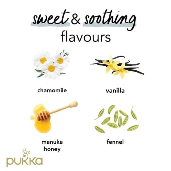 Pukka Chamomile, Vanilla & Manuka Honey organic - Bilde 4