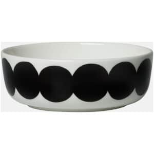 Marimekko skål 0,4L Räsymatto white, black