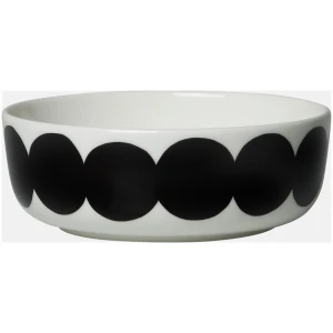 Marimekko skål 0,4L Räsymatto white, black