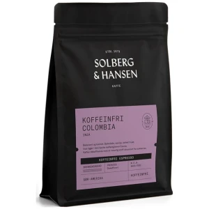 Koffeinfri Inzá espresso, Colombia