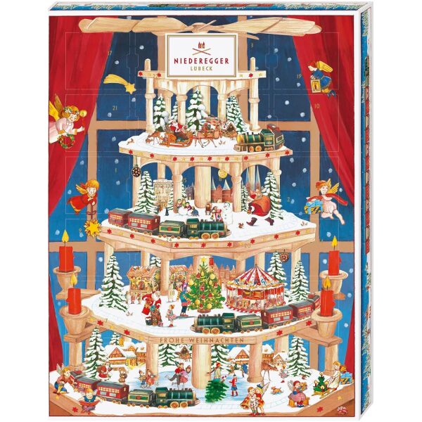 Niederegger Marsipankalender Klassisk vinter 300g