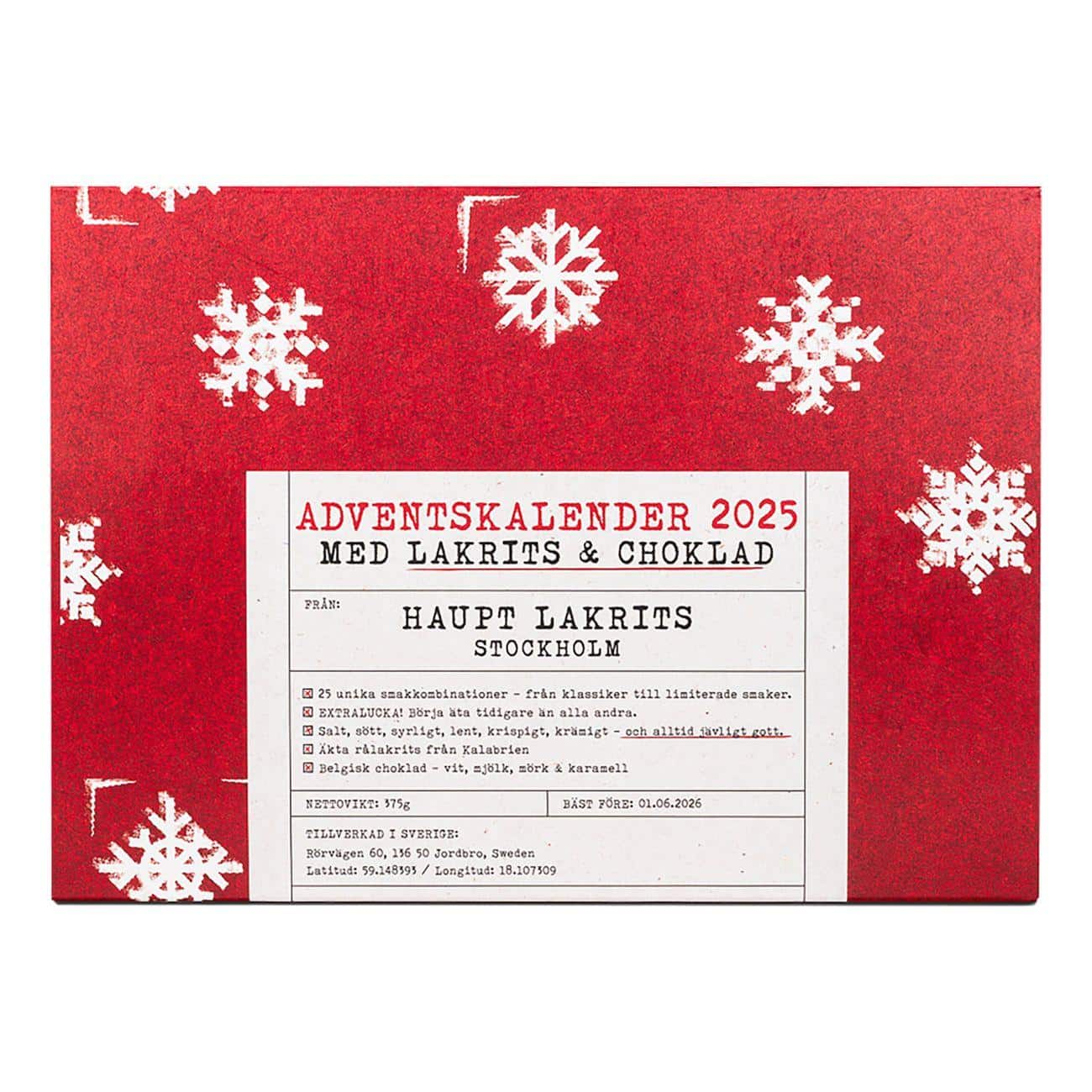 Haupt Lakrits Adventskalender 2025