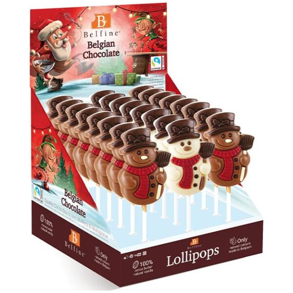 Belfine Lollipops Snømann