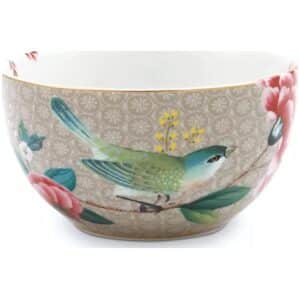 Pip Studio Skål 12cm Blushing Birds Khaki