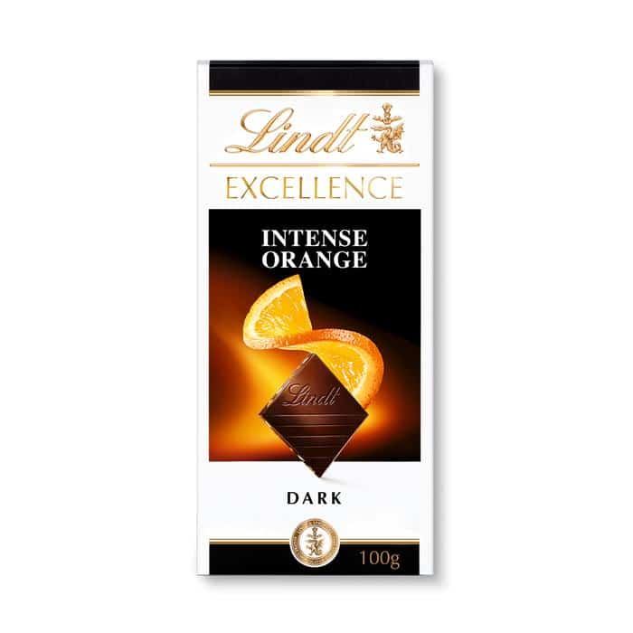 Lindt Excellence Dark Intense Orange