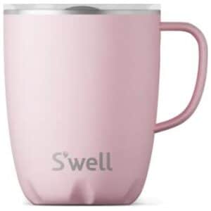 S'well mug with handle Pink Topaz 350ml