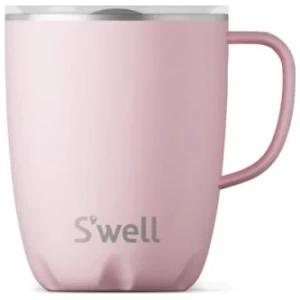 S'well mug with handle Pink Topaz 350ml
