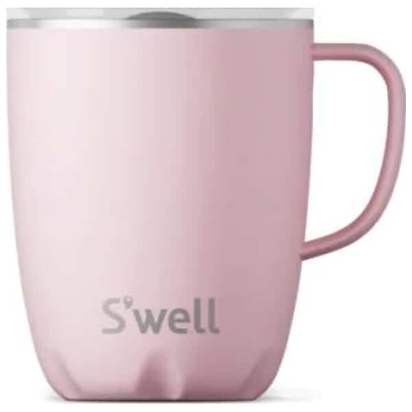 S'well mug with handle Pink Topaz 350ml