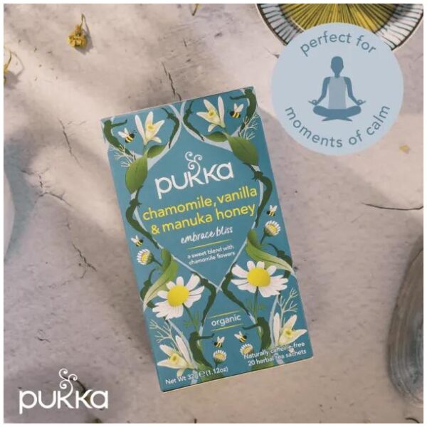 Pukka Chamomile, Vanilla & Manuka Honey organic - Bilde 3