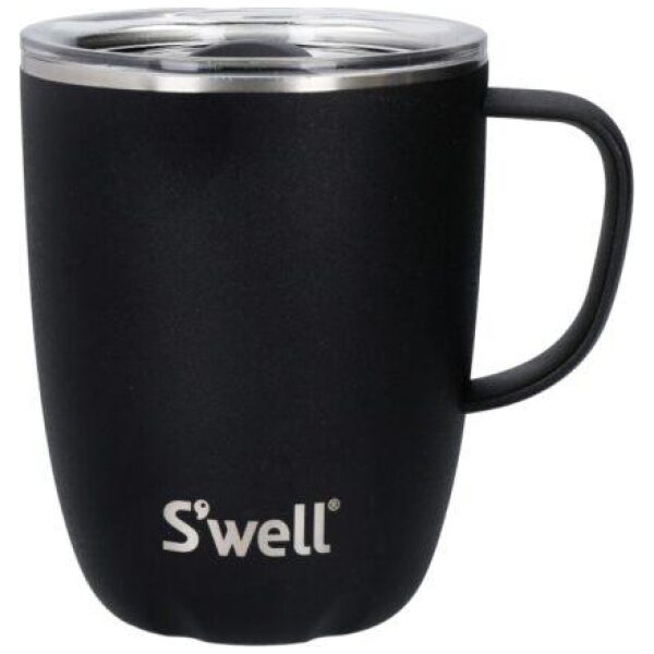 S'well mug with handle Onyx 350ml