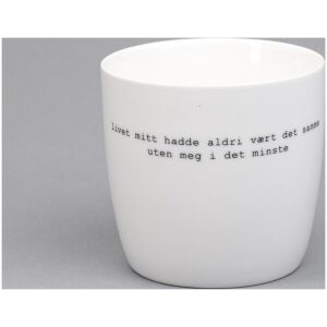 Sögne krus TS Livet mitt hadde aldri