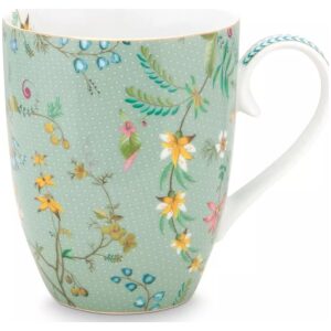 Pip Studio Krus Stor 350ml Jolie Flowers