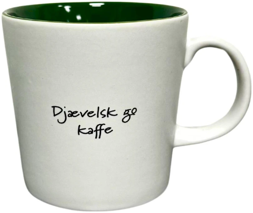 Nordnorsk Krus "Djævelsk god kaffe"