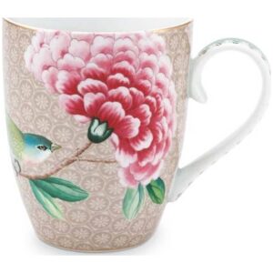 Pip Studio Krus Stor 350ml Blushing Birds Beige