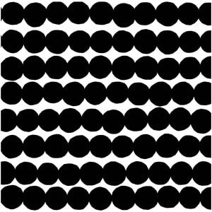 Marimekko servietter kaffe Räsymatto Svart/hvit