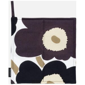 Marimekko gryteklut Pieni Unikko svart og brun