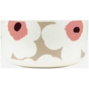 Marimekko skål 0,5L Oiva Unikko rosa/ sand