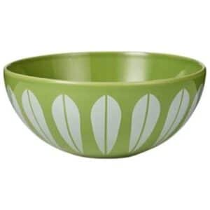 Lucie Kaas Lotus Skål 18 cm Green, White