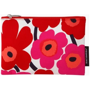 Marimekko Sminkeveske Unikko Rød/Rosa