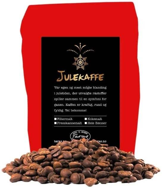 Taras Julekaffe 500g Hele bønner