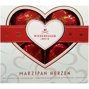 Niederegger Lübeck Marsipan Hjerter 4pk