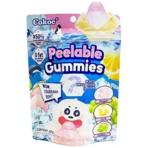 Cokoc Peelable Gummies Mixed Fruit Soda
