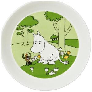 Mummi asjett 19cm Mummitrollet grønn