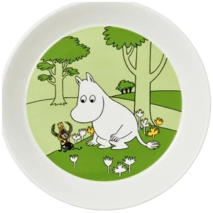 Mummi asjett 19cm Mummitrollet grønn