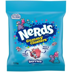 Nerds Gummy Clusters Berries Bag 113g