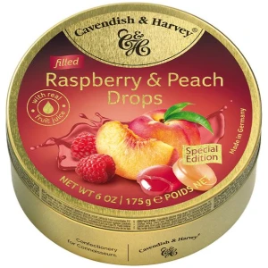 Cavendish & Harvey Filled Raspberry & Peach Drops