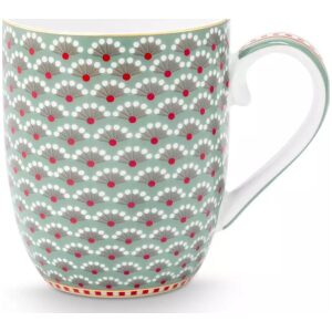 Pip Studio Krus Liten Blooming Tales Blue 145ml