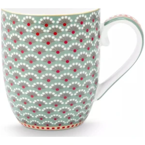 Pip Studio Krus Liten Blooming Tales Blue 145ml