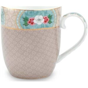Pip Studio Krus Liten 145ml Rødmende Fugler Khaki