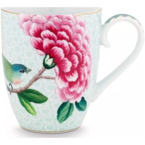 Pip Studio Krus Stor 350ml Blushing Birds Hvit