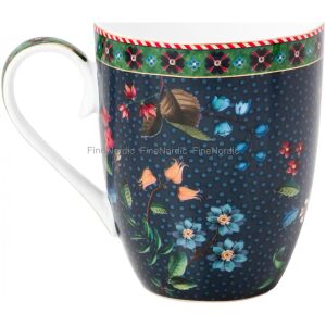 Pip Studio Krus Stor 350ml Berry Blues Blå