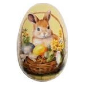 Påskeegg Papp Kanin Gul 18cm (Tomt)