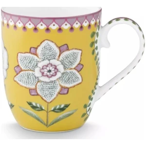 Pip Studio Krus Liten Lilje & Lotus Gul 145ml