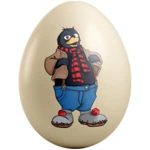 Flåklypa Påskeegg i Tinn med Smågodt "Solan"