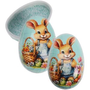 Påskeegg Papp Kanin Blå 18cm (Tomt)