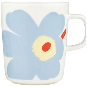 Marimekko krus 0,25L Juhla Unikko Hvit/Blå