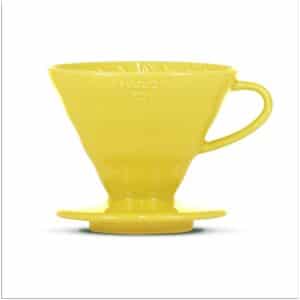 Hario V60 Kaffebrygger Glass 02 Gul