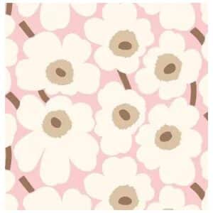 Marimekko servietter lunsj Mini Unikko Pink/Sand