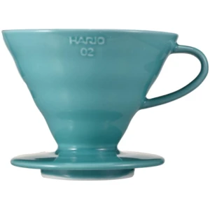 Hario V60 Kaffebrygger Glass 02 Turkis