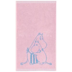 Mummi håndkle 30x50cm Familietid rosa
