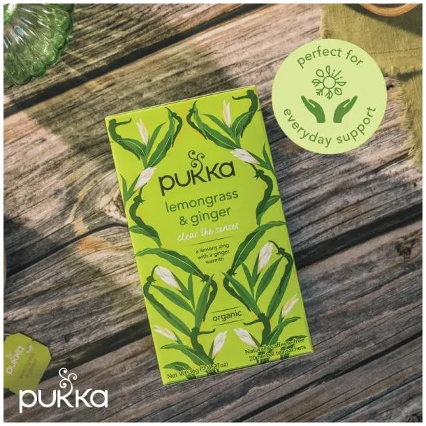 Pukka Lemongrass & Ginger organic - Bilde 3