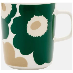 Marimekko krus 0,25L Oiva/Unikko Green/Beige
